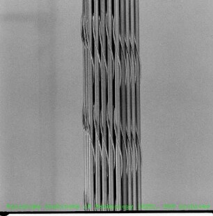 Detail eines Brennstabbündels am Institut für Reaktorbauelemente (IRB)