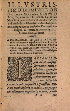 Iapponiensis Imperii Admirabilis Commvtatio