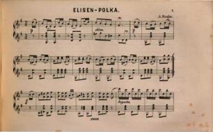 Elisen-Polka : für Zither ; op. 11