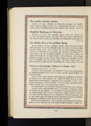 Englisches Vordringen in Südpersien.