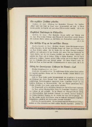 Englisches Vordringen in Südpersien.