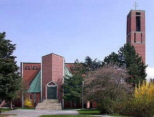 Gulbransson, Olaf Andreas; Schweinfurt - Bergl; Ev.-luth. Auferstehungskirche - Außenansicht