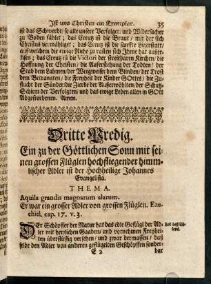 35-52, Dritte Predig.