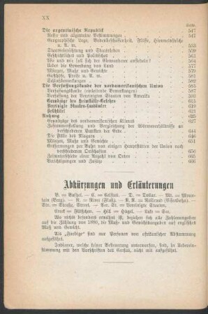 Abkürzungen und Erläuterungen