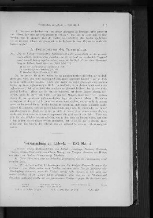 Versammlung zu Lübeck. - 1383 Okt. 4.
