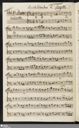 1424. Duetto: Se virtù l'alma luce / Seydelmann, F.
