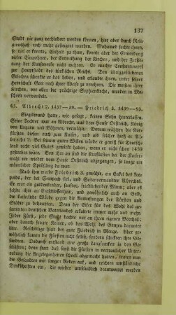 65. Albrecht 2. 1437 - 39. - Friedrich 3. 1439 - 93