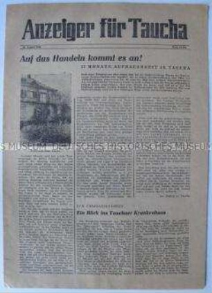 Kommunales Mitteilungsblatt für Taucha und Umgebung zu den Gemeindewahlen