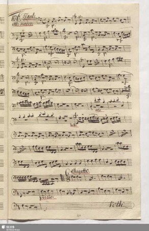 1176. Finale: Cara mio ben o Dio / Naumann, J.G.
