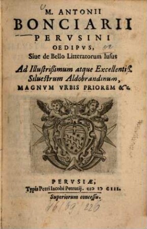 Oedipus : sive de bello litteratorum lusus
