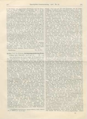 521-523 [Rezension] Soltau, Wilhelm, Die Geburtsgeschichte Jesu Christi