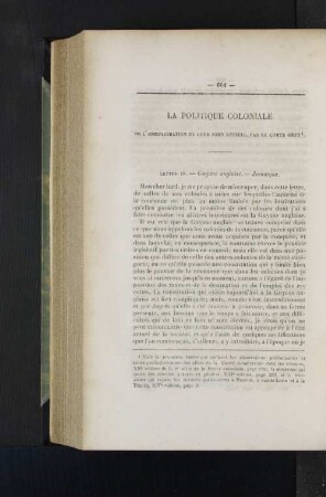 La politique coloniale