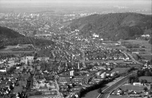 Freiburg: Dreisamtal von Osten, mit Littenweiler