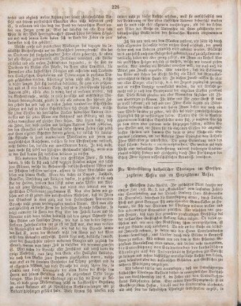 226-228 Die Unterstützung katholischer Theologen im Großherzogthume Hessen und im Herzogthume Nassau