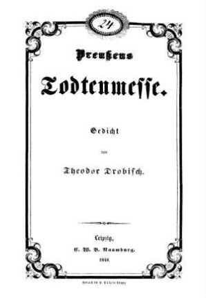 Preußens Todtenmesse