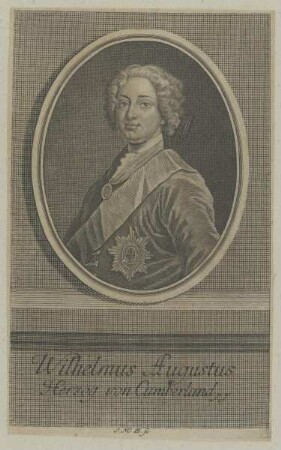 Bildnis des Wilhelmus Augustus, Herzog von Cumberland