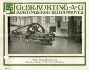 Abbildung eines Dieselmotors mit 50 PS