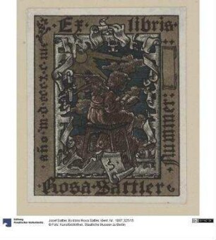 Ex libris Rosa Sattler