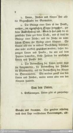Von den Linien
