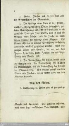 Von den Linien