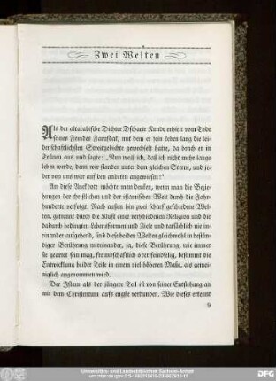 Zwei Welten
