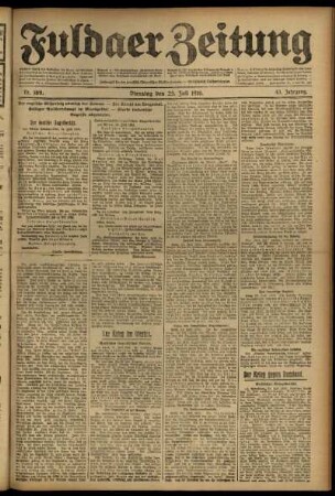 Ausgabe vom Dienstag, den 25. Juli 1916.