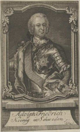 Bildnis des Adolph Friedrich, König in Schweden