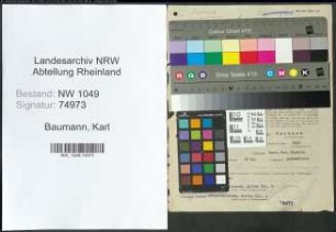 Entnazifizierung Karl Baumann , geb. 06.03.1901 (Beamter)