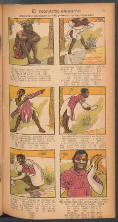El monarca elegante - [Cómic] : (Ejercicio de inglés con la pronunciación figurada)