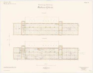 Proviantamt, Köln Bäckereigebäude: Grundriss 1. OG, 2. OG 1:100