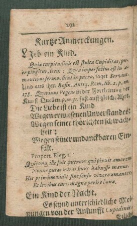 Kurtze Anmerckungen.