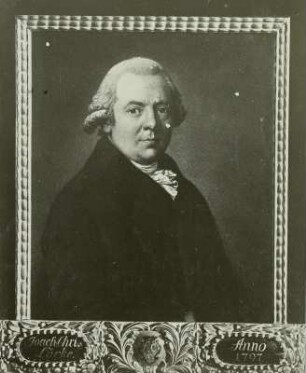 Joachim Christian Lücke : Anton Graff (1736-1813). Joachim Christian Lücke. Leinwand, 71 x 56 cm