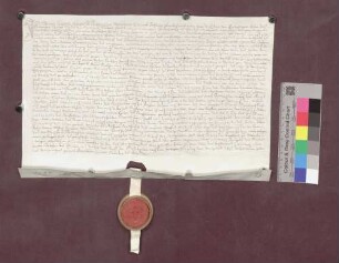 Simon Auberle von Ballrechten leiht vom Deutsch-Ordens-Haus in Freiburg 40 Gulden, verzinslich mit 2 Gulden.