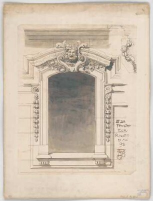 Thiersch, Friedrich von; München; Justizpalast - Fenster 3. OG (Ansicht)