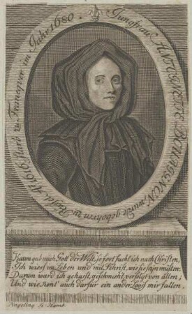 Bildnis der Antoinette Bourignon