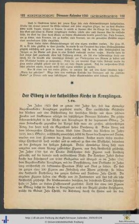 Der Ölberg in der katholischen Kirche in Kreuzlingen.