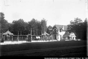 Wallanlagen und Gebäude in Wolfenbüttel Enthält: Sternhaus