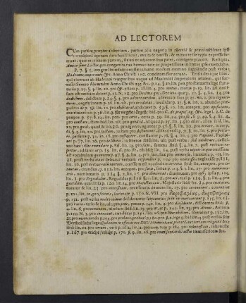 Ad lectorem