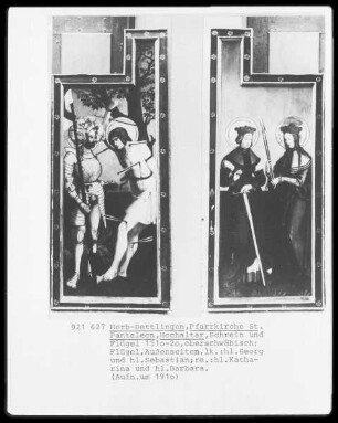 Die Heiligen Katharina und Barbara
