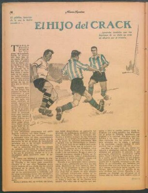 El hijo del crack : Cuento deportivo por Salustiano Gonzalez
