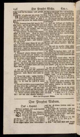 196-198, Der Prophet Nahum.