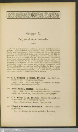 Gruppe X. Polygraphische Gewerbe