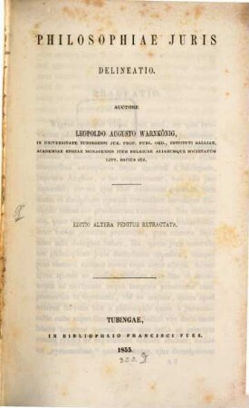 Philosophiae iuris delineatio