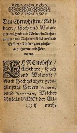 Dysenteria Epidemica, Das ist, Ein ausführlicher vnd gründlicher Bericht: Von der rohten ansteckenden vnd befleckenden Rhur : So Anno 95. vnd 96. im Augustmonat regieret, jetziges 1605. Jahr, wiederumb in Thüringen vnd an andern Orten sich lest vermercken, junge Kinder vnd Seugling, auch erwachsene vnd alte Leute angreiffet, darob ihr viel sterben, so nicht bey Zeiten gründliches gutes Rahts gebrauchen. ; Solcher Kranckheit eigentliche Beschreibunge, Vrsachen, Merckzeichen, vnnd wie dieselbe zu Curiren, Auch wie man sich darfür soll præserviren, Armen vnd Reichen gantz nützlichen