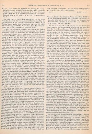 781-782 [Rezension] Meier, Kurt, Kirche und Judentum
