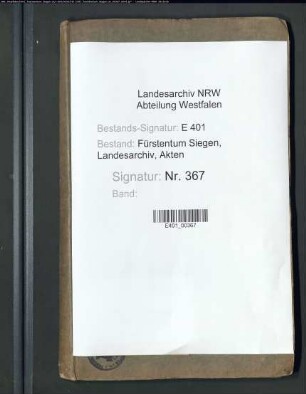Verzeichnis der Lehngüter im Gerichtsbezirk Netphen und im Haingericht