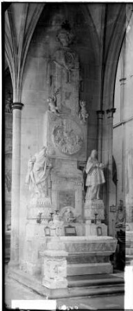 Salem Münster - Klosterkirche Maria Himmelfahrt Seitenschiff Bartholomäus-Altar von Johann Georg Dirr und Johann Georg Wieland 1766/93