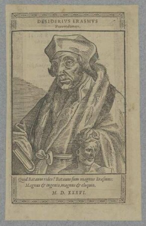 Bildnis des Desiderivs Erasmvs Roterodamvs