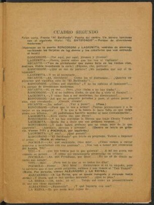 Cuadro segundo