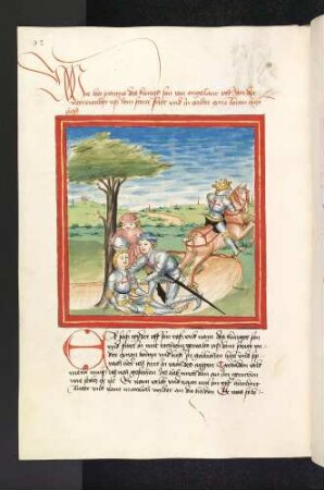 Pontus reitet nach der Rettung des Heinricus von England wieder in die Schlacht